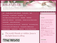 Tablet Screenshot of gospel.jesuslever.eu